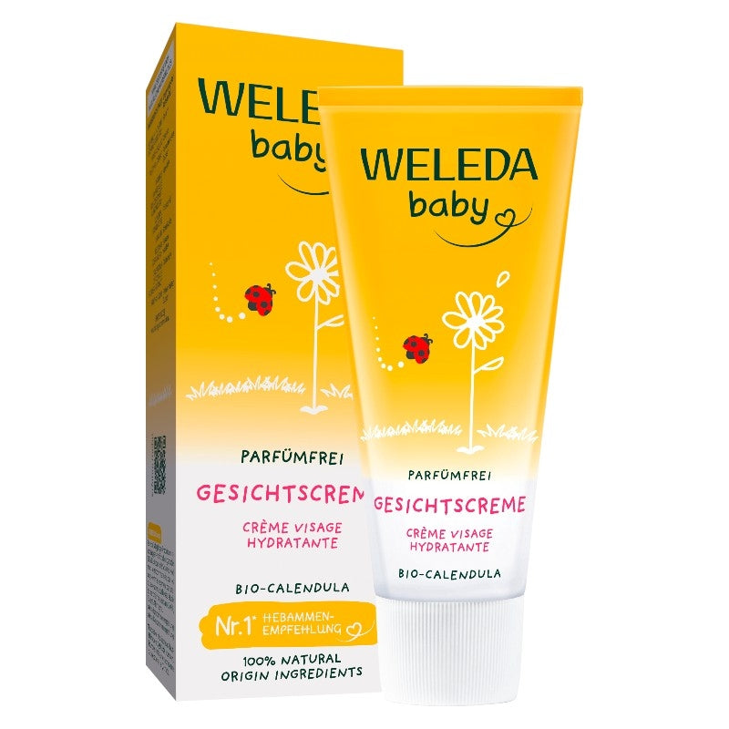 Crème visage hydratante bébé calendula BIO