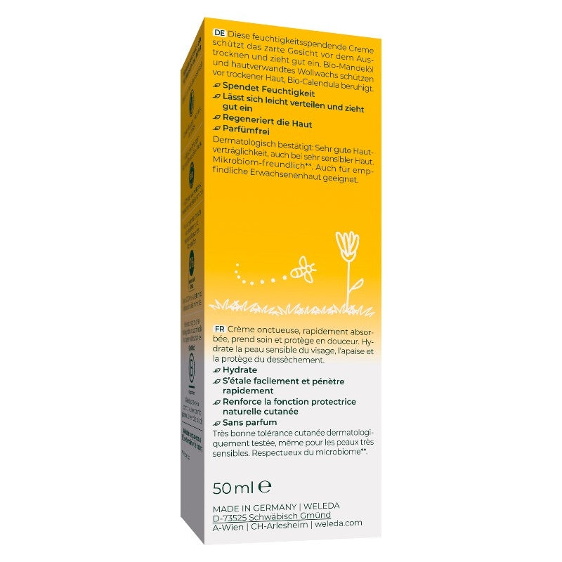 Baby Feuchtigkeits-Gesichtscreme Calendula BIO