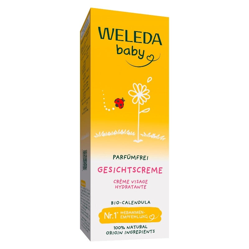 Baby Feuchtigkeits-Gesichtscreme Calendula BIO