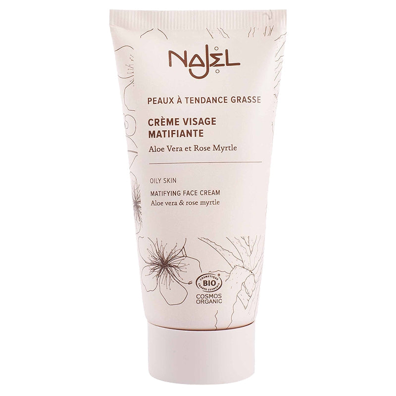 Crème visage matifiante BIO - peaux grasses
