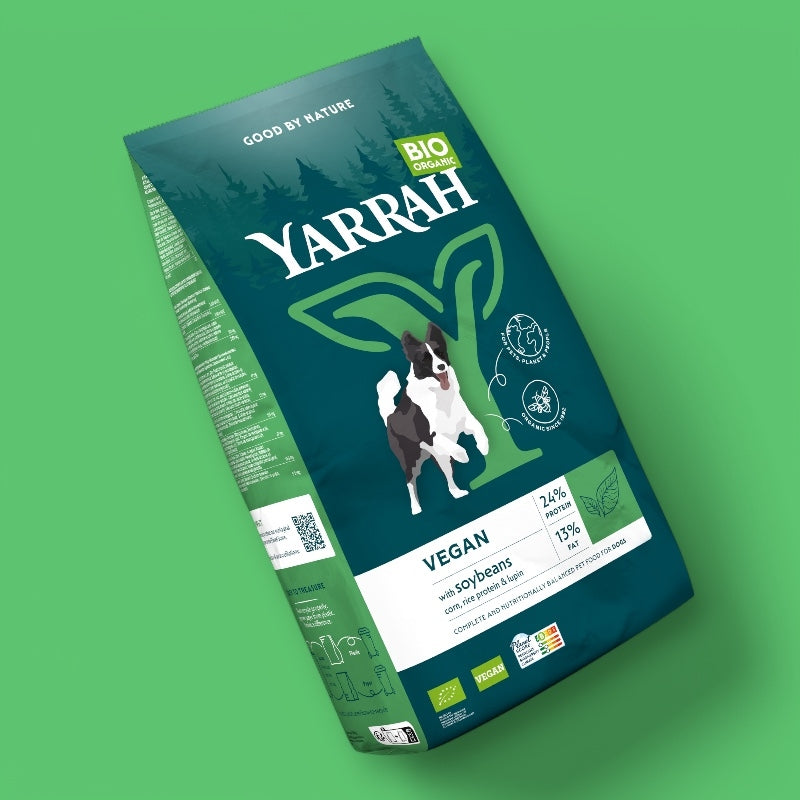 Bio-vegetarisches Hundefutter mit Soja und Lupine - 2 kg - Yarrah