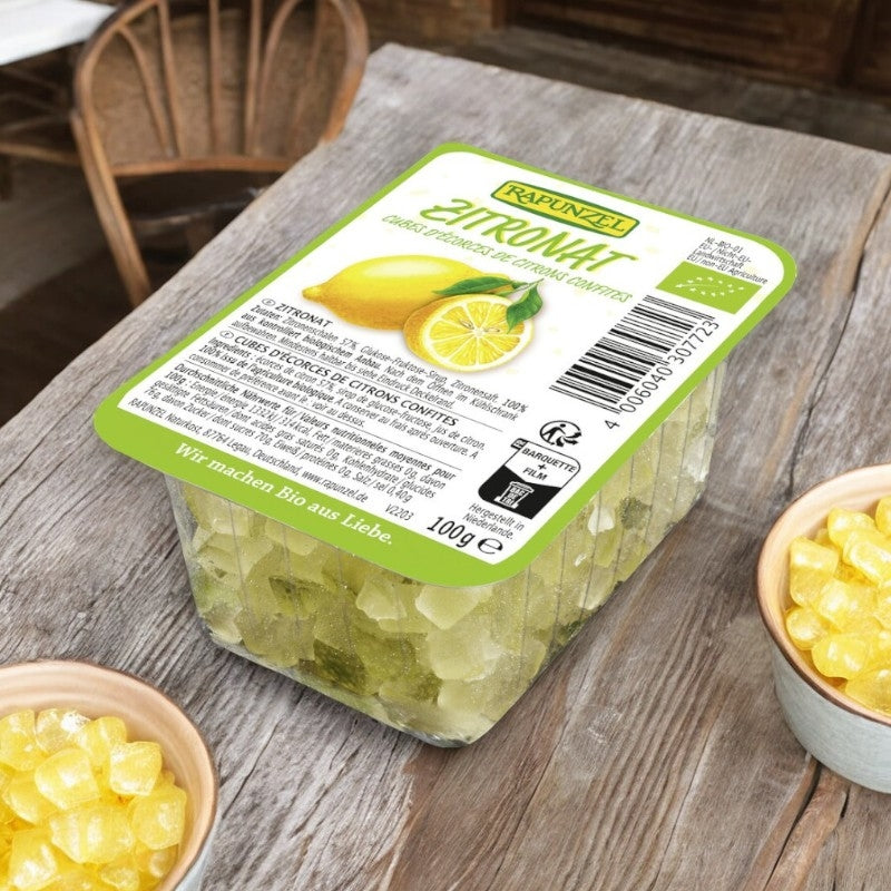 Cubes d'écorces de citrons confits BIO