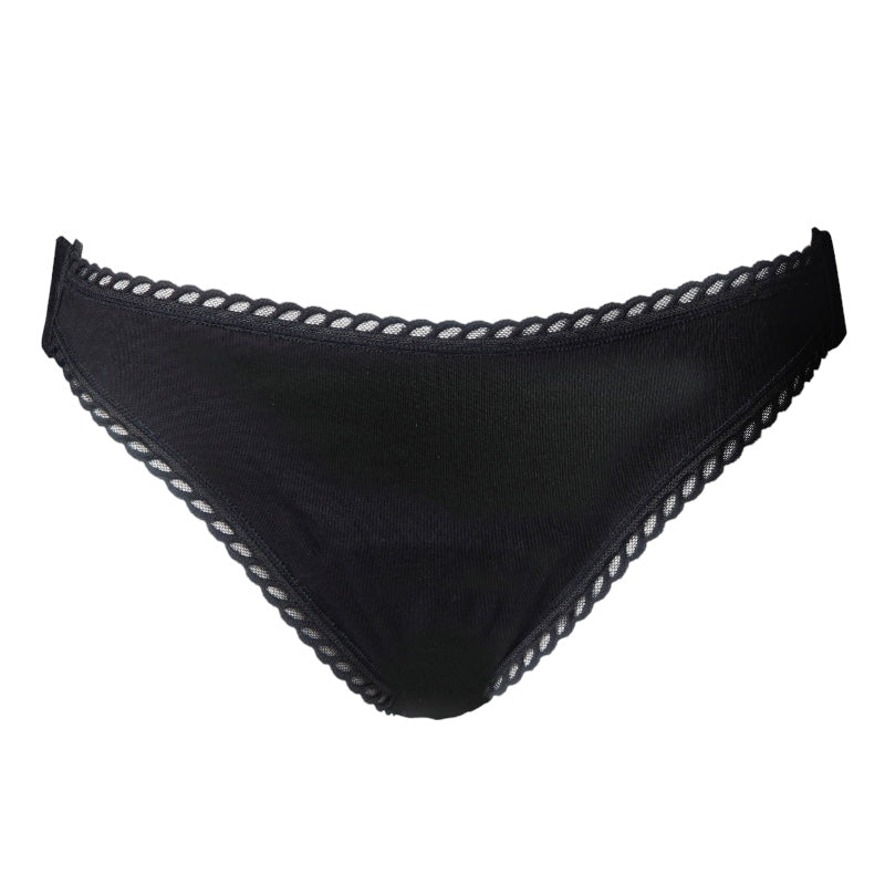 Anaé - Culotte menstruelle détachable noire Taille 36 flux moyen