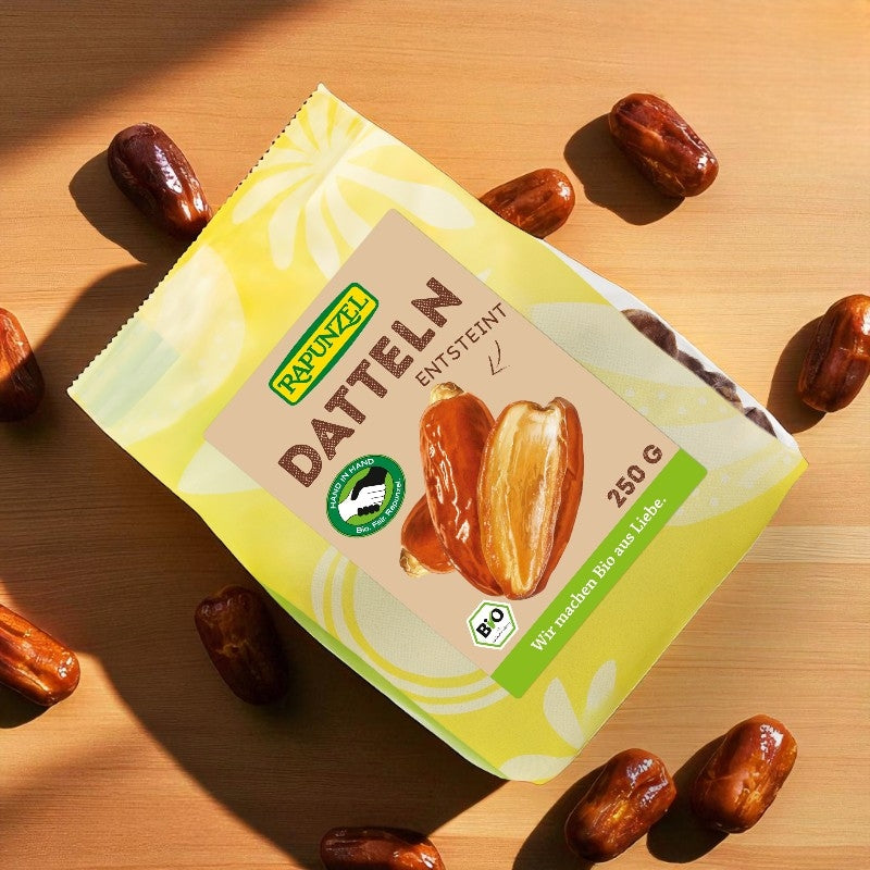 Bio-Datteln von Deglet Nour, entsteint - 250 g - Rapunzel