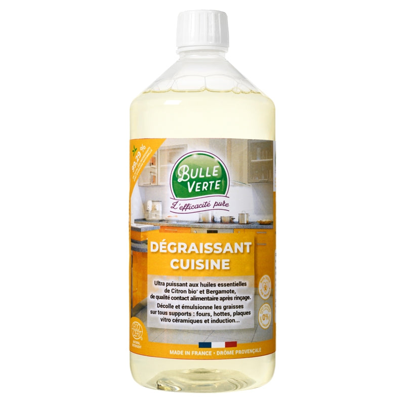 Bulle Verte - Dégraissant cuisine citron ECO - 1kg