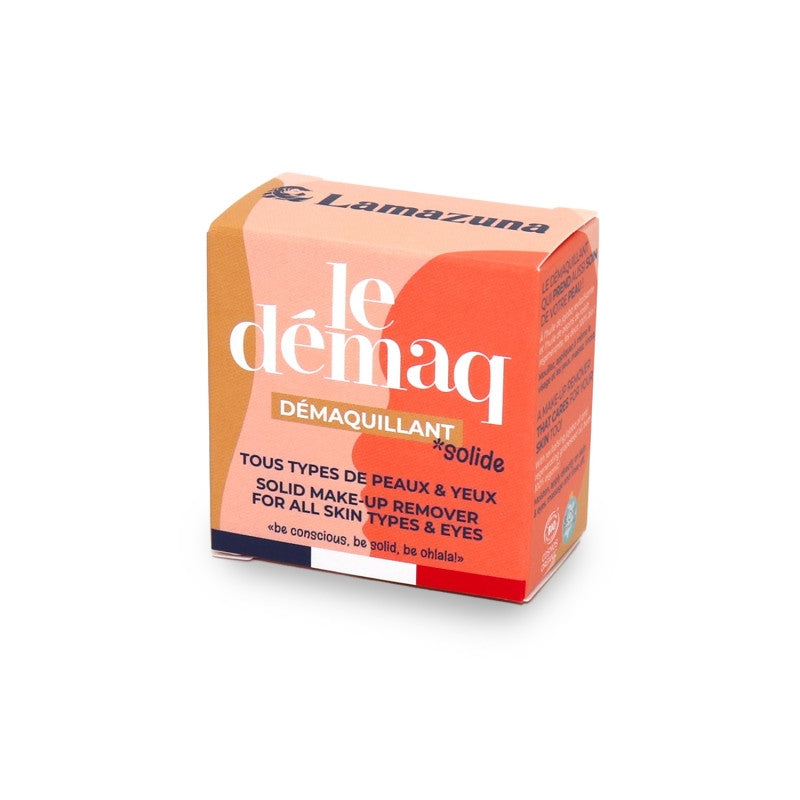 Lamazuna - Démaquillant visage & yeux solide BIO jojoba 30ml