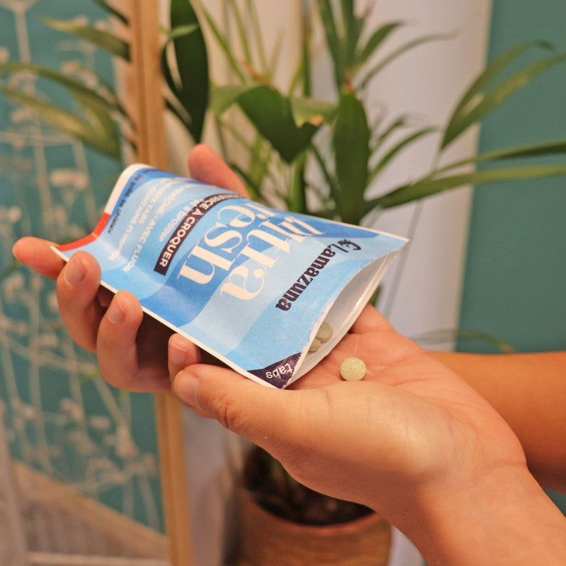 Lamazuna - Zahnputztabletten Minze mit Fluorid BIO 120 Tabletten