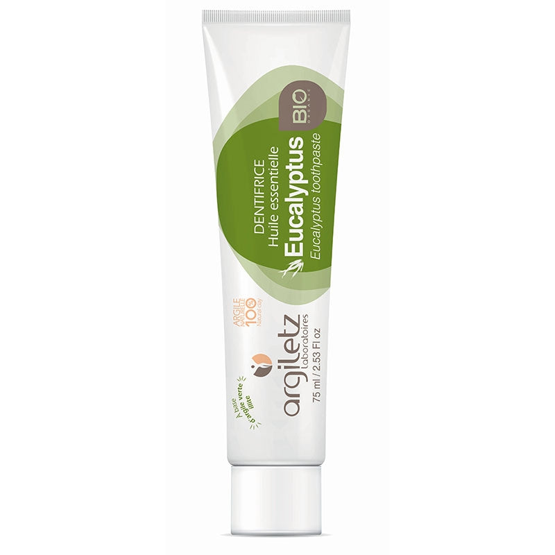 Argiletz - Dentifrice BIO argile verte & eucalyptus 75ml