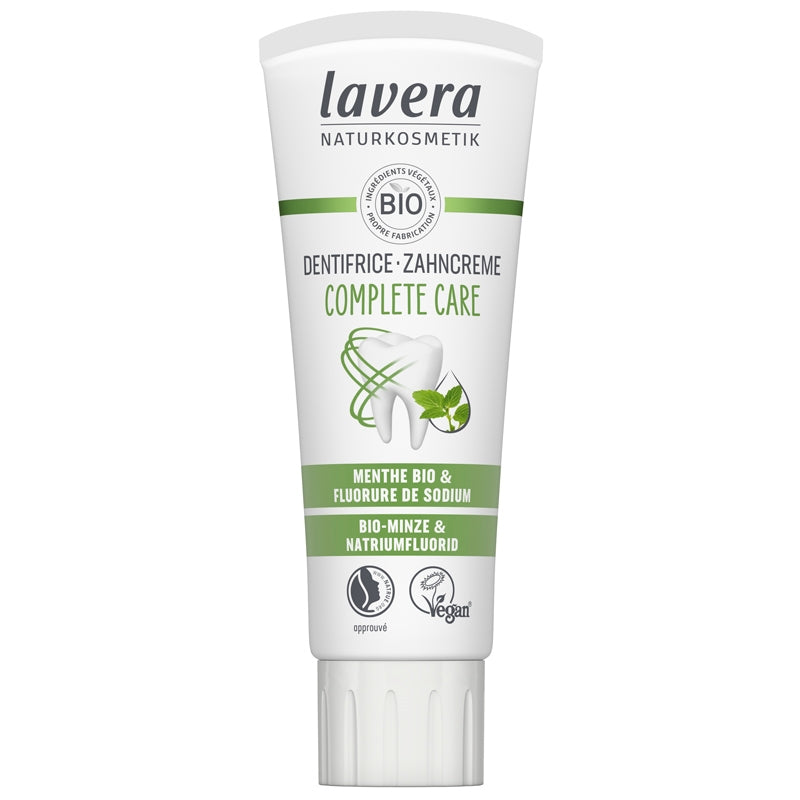 Lavera - Dentifrice complete care BIO menthe avec fluor 75ml