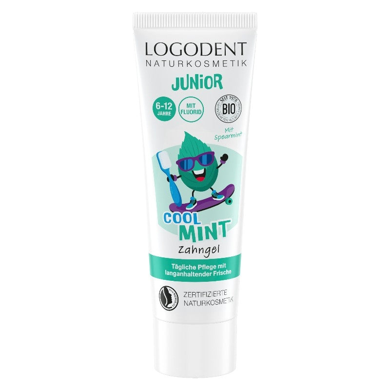 Logona - Dentifrice junior BIO menthe avec fluor 75ml
