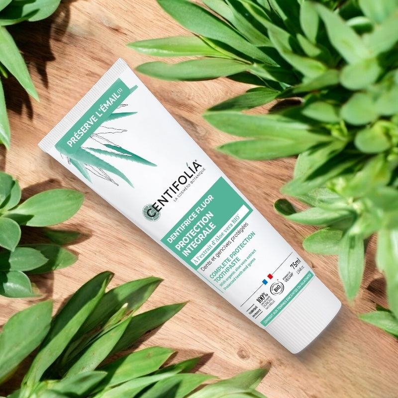 Centifolia - Dentifrice protection intégrale BIO aloe vera avec fluor 75ml
