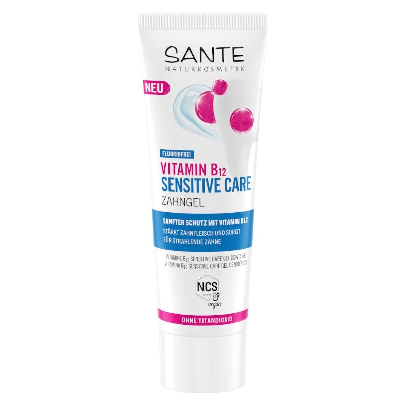 Dentifrice sensitive care sans fluor BIO vitamine B12