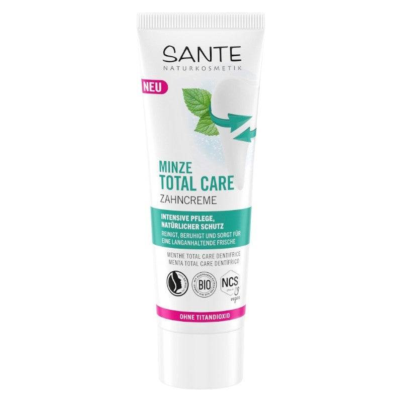 Dentifrice total care avec fluor BIO menthe
