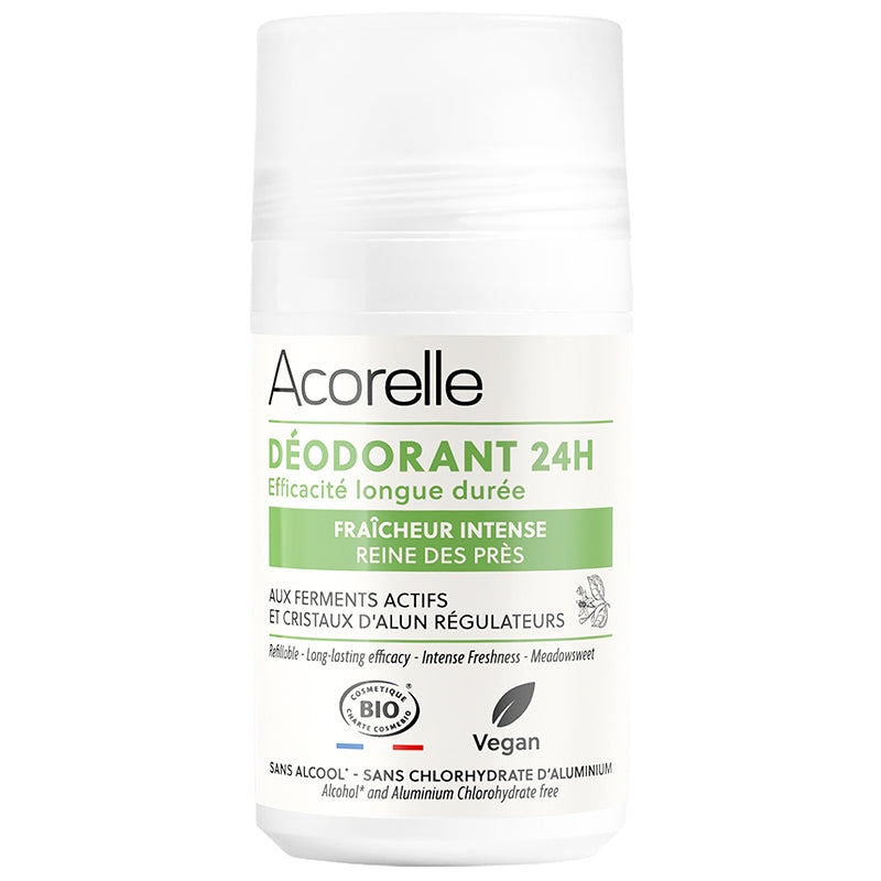 Acorelle - Déodorant bille bio sans aluminium reine des prés 50ml