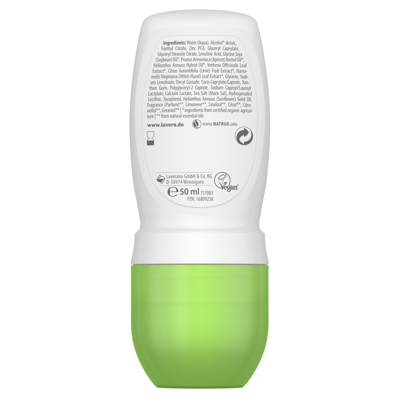 Lavera - Déodorant à bille 48h Refresh BIO citron vert 50ml