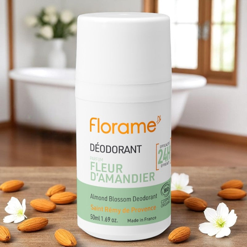 Florame - Déodorant à bille BIO fleur d'amandier 50ml