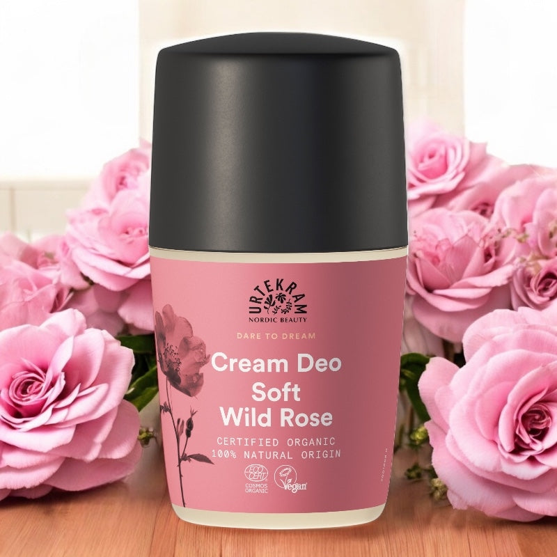 Roll-on-Deodorant mit Wildrose BIO