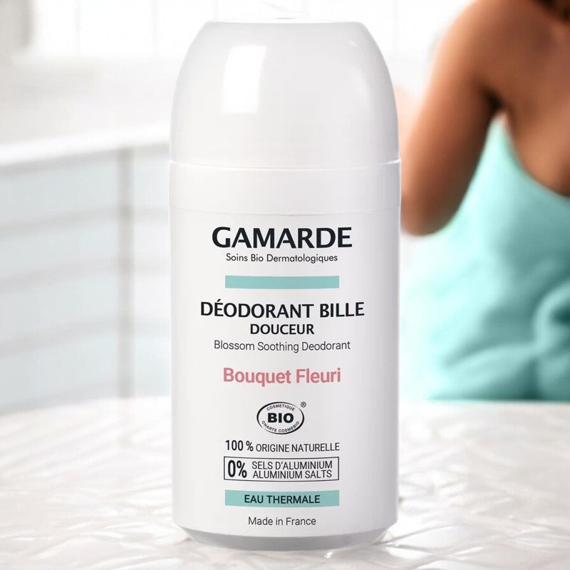 Gamarde - Sanftes Deodorant BIO mit Thermalwasser - blumiger Duft - 50ml