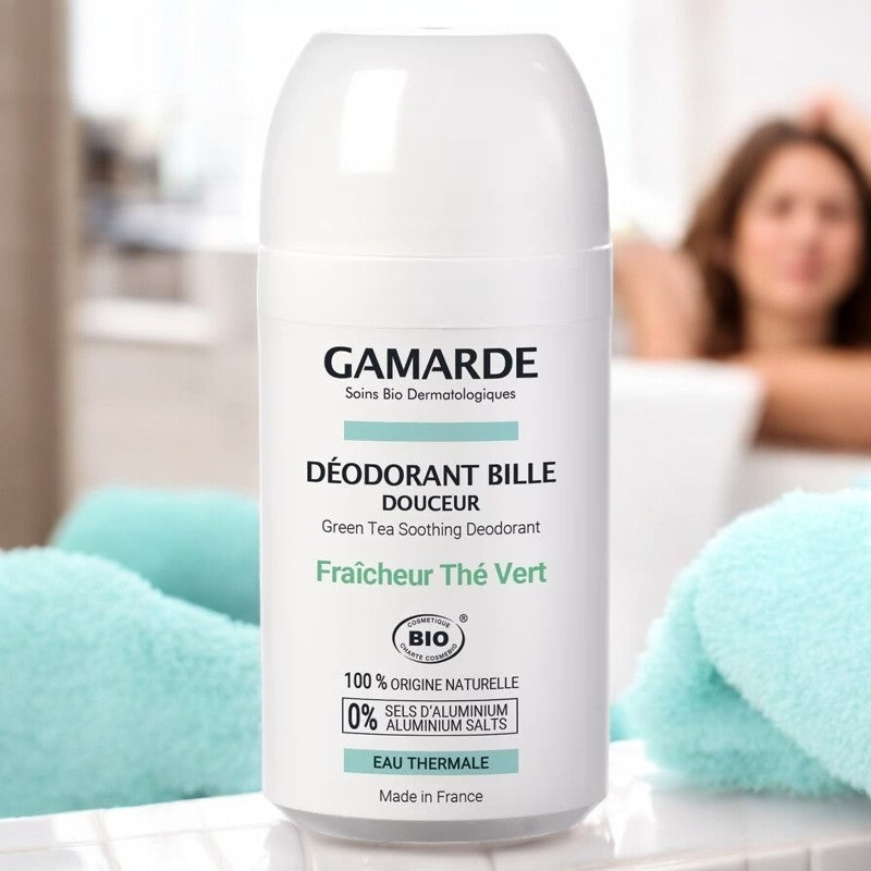 Gamarde - Deodorant Roll-on Soft BIO - Frische von grünem Tee - 50ml