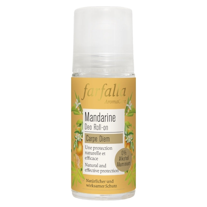 Farfalla - Déodorant à bille fraîcheur BIO mandarine 50ml