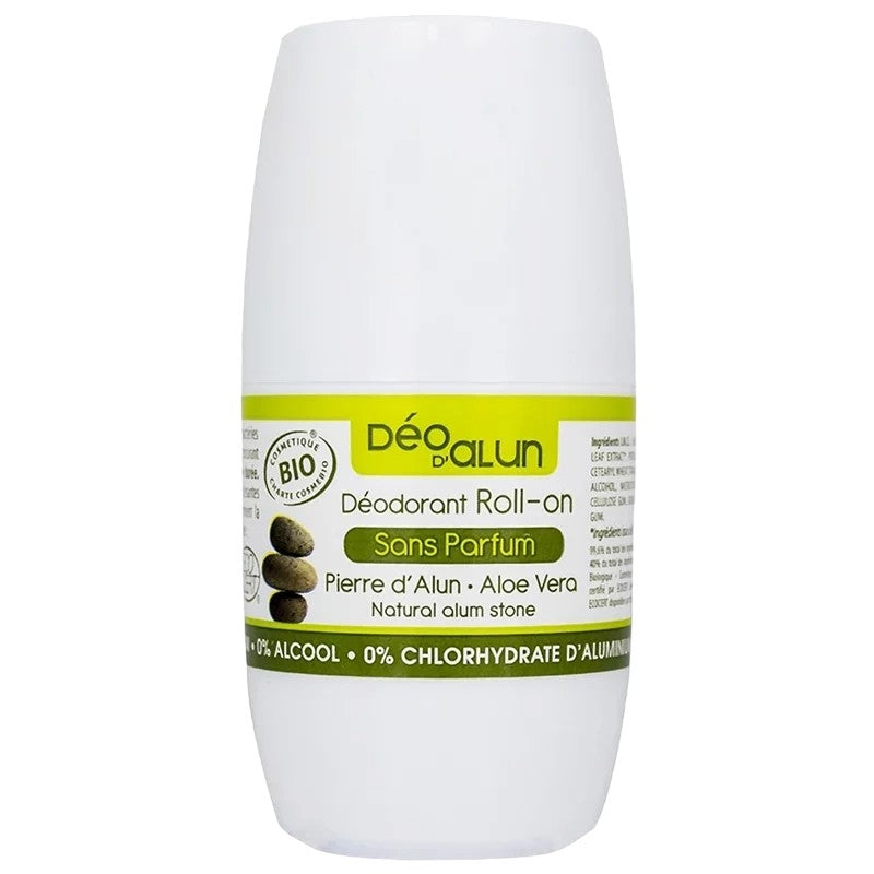 Déodorant à bille pierre d'alun et aloe vera BIO