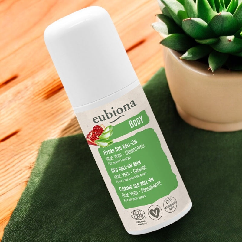 Eubiona - Déodorant à bille soin BIO aloe vera & grenade 50ml
