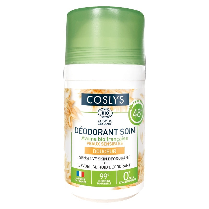 Coslys - Déodorant à bille soin douceur BIO avoine 50ml