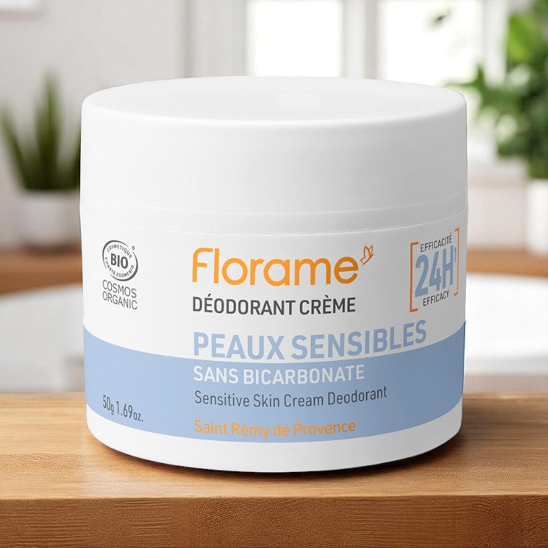 Florame - Déodorant crème BIO sans parfum 50g