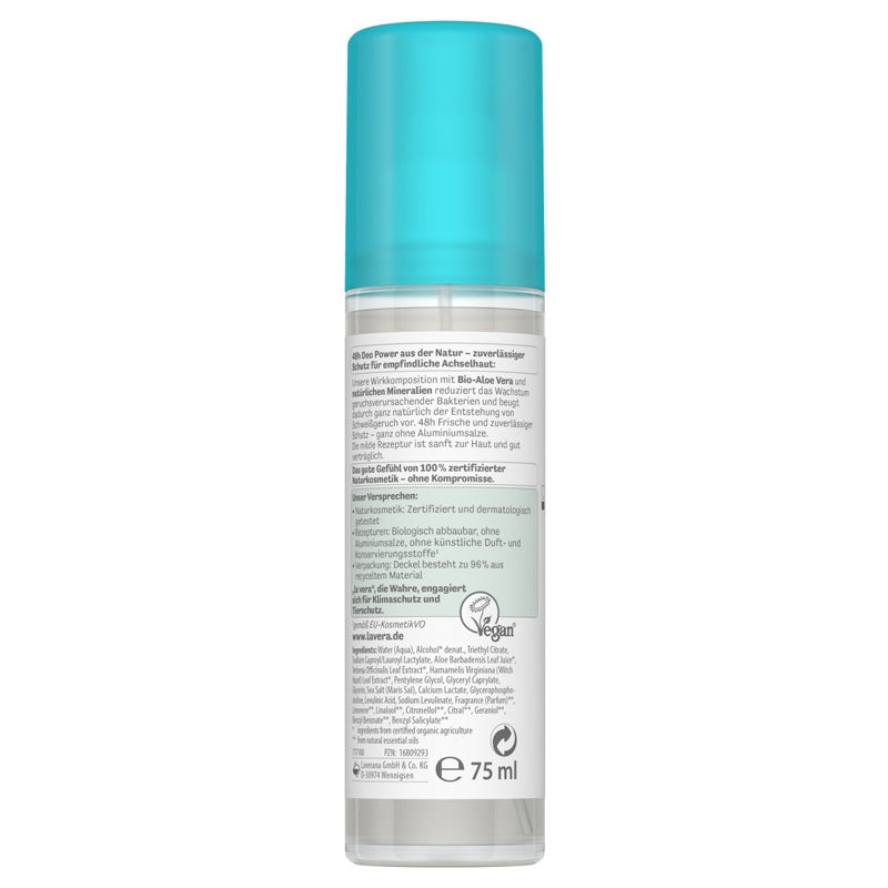 Lavera - Deo-Spray 48h Sensitive Aloe Vera BIO 75ml
