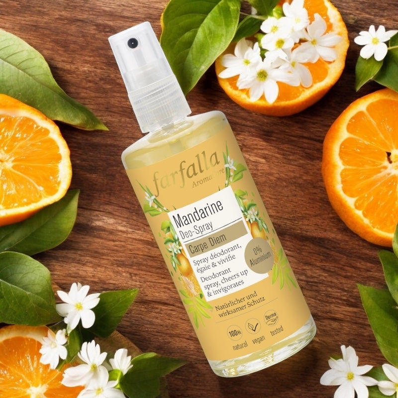 Farfalla - Déodorant spray fraîcheur BIO mandarine 100ml