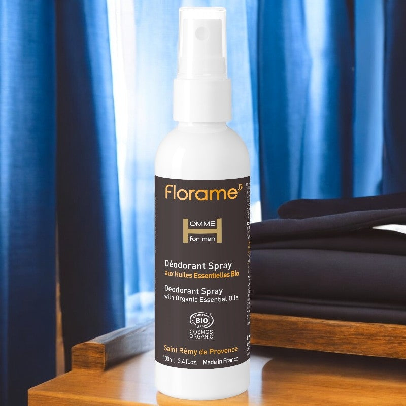 Florame - Déodorant spray homme BIO tea tree & palmarosa 100ml