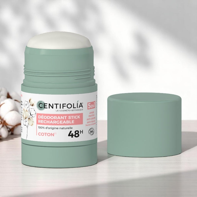 Centifolia - Déodorant stick rechargeable BIO fleur de coton 50g