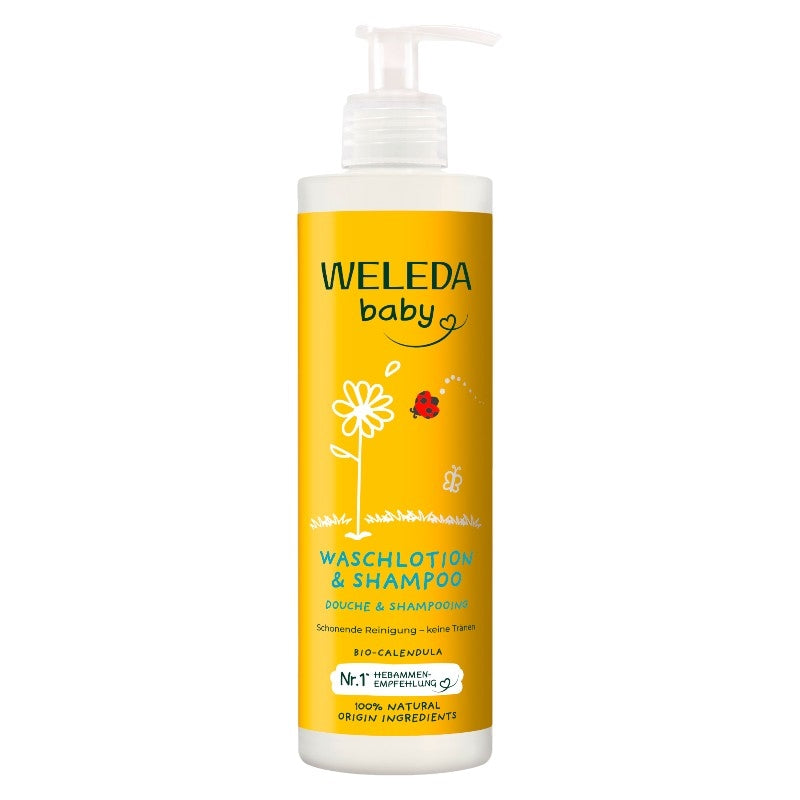 Douche & shampooing bébé calendula BIO