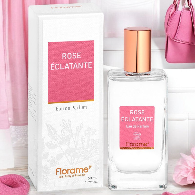 Florame - Eau de parfum BIO Rose Eclatante 50ml