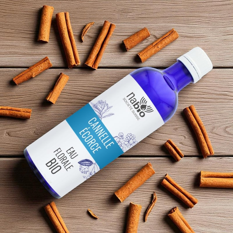 Bio-Blütenwasser mit Zimtrinde – 200 ml – Nabio