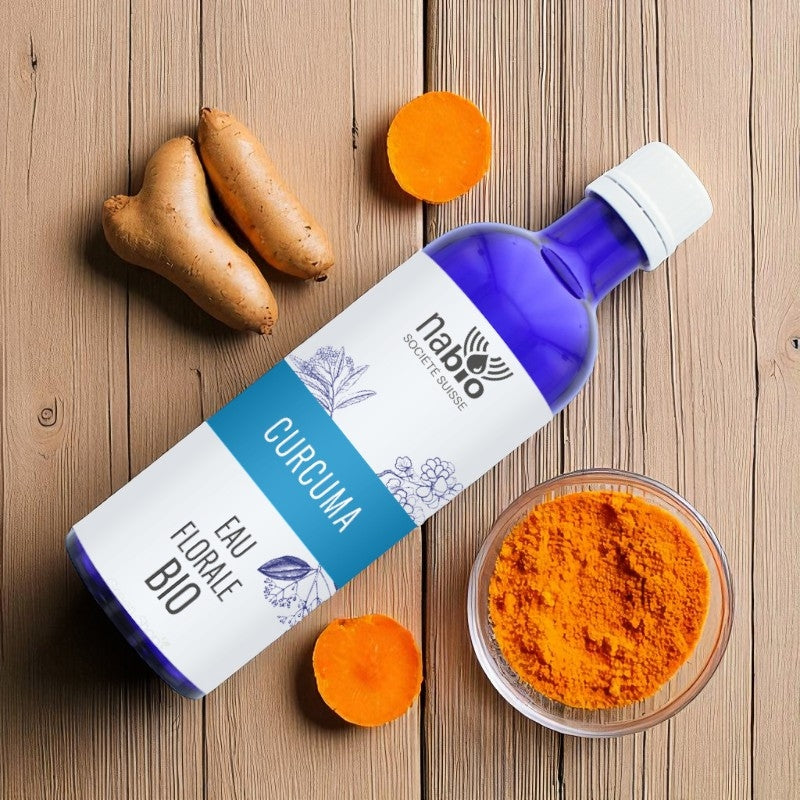 Bio-Kurkuma-Blütenwasser – 200 ml – Nabio