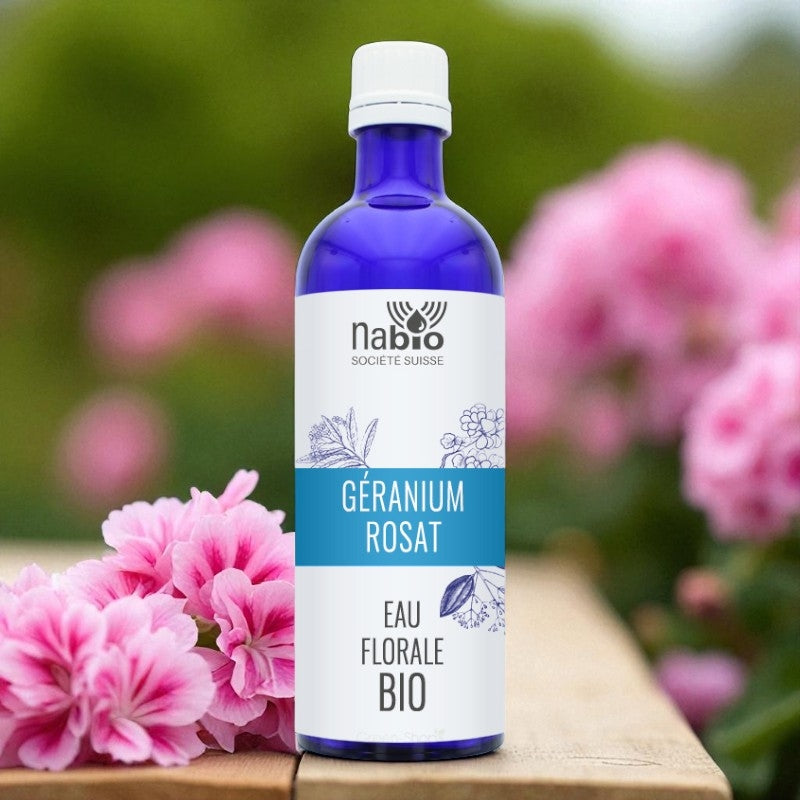 Eau florale BIO Géranium rosat