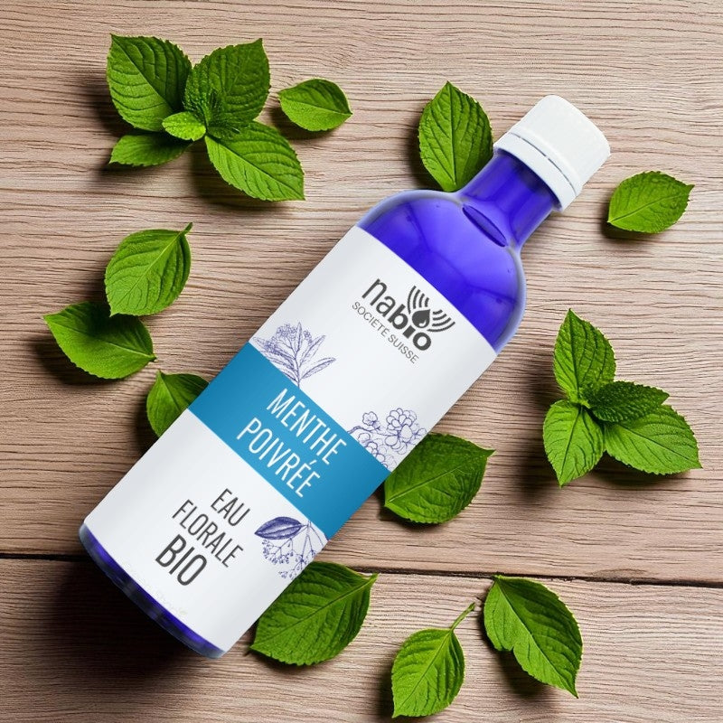 Bio-Pfefferminzblütenwasser – 200 ml – Nabio