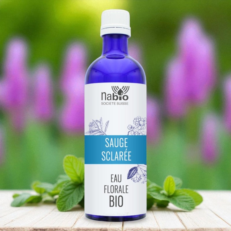 Bio-Blütenwasser mit Muskatellersalbei – 200 ml – Nabio