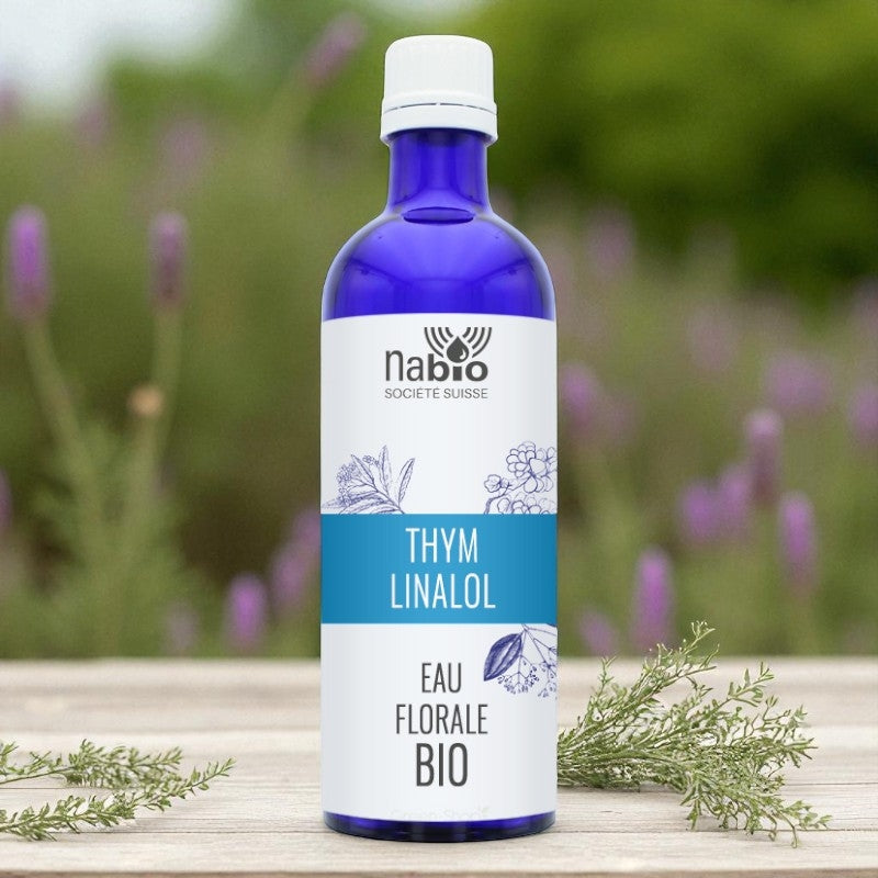 BIO Thymian-Linalool-Blütenwasser – 200 ml – Nabio