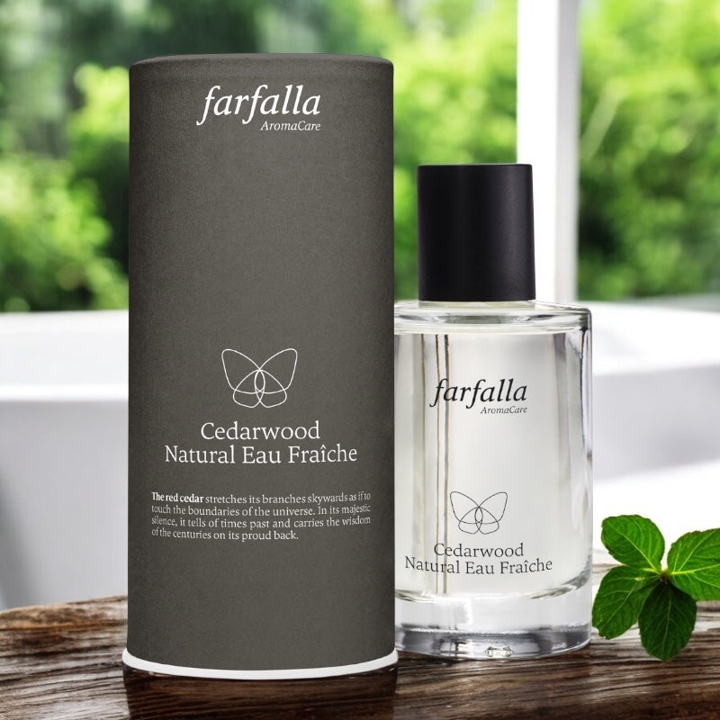 Farfalla - Eau fraîche homme BIO bois de cèdre 100ml