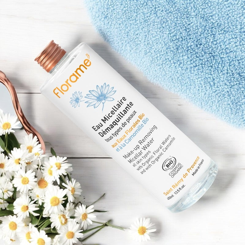 Florame - Eau micellaire démaquillante visage & yeux BIO camomille 400ml