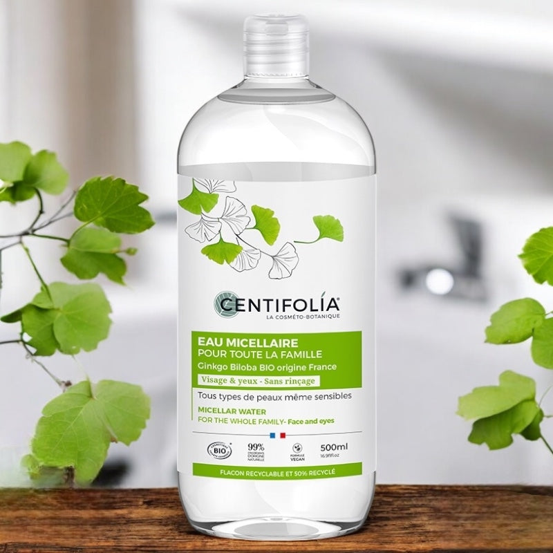 Centifolia - Familien-Mizellenwasser Ginkgo Biloba BIO 500ml