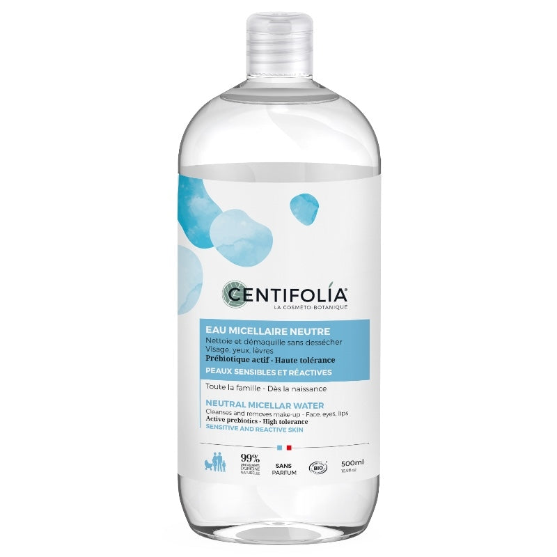Centifolia - Eau micellaire neutre BIO aloe vera 500ml