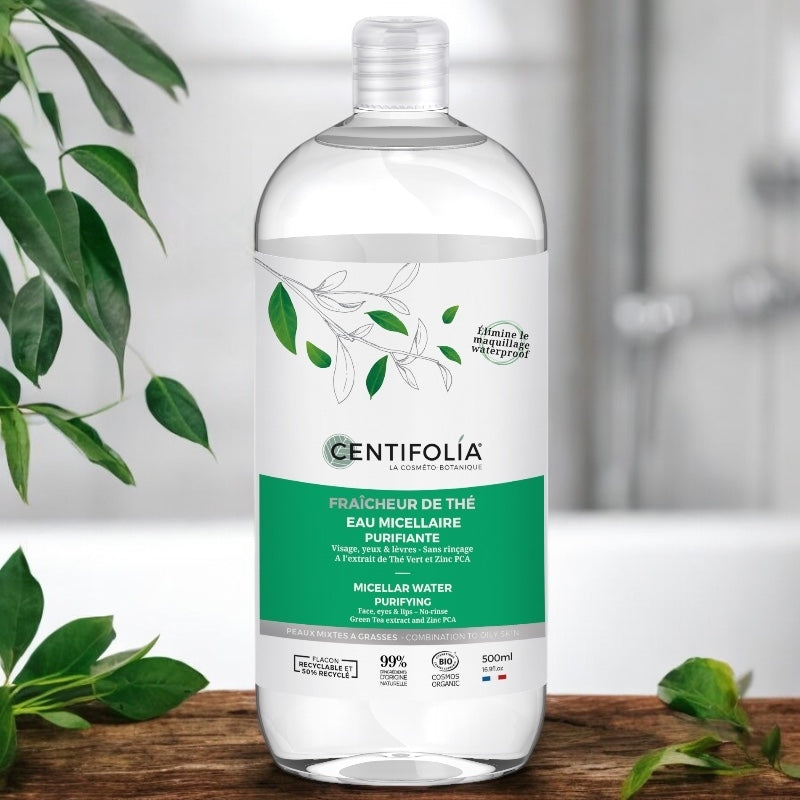Centifolia - Eau micellaire purifiante BIO thé vert 500ml