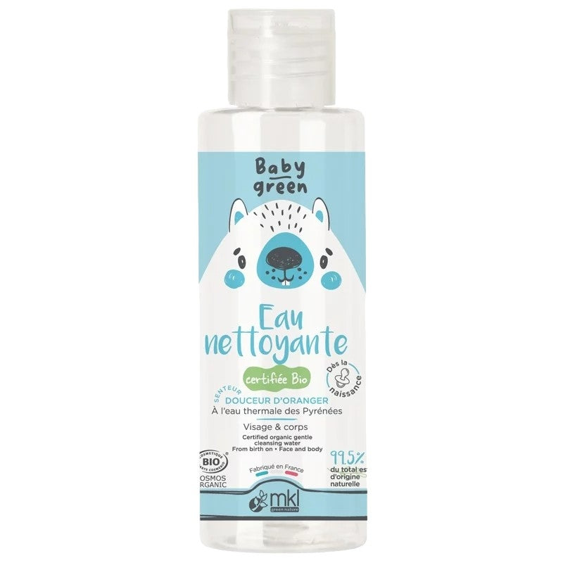 Eau nettoyante bébé BIO fleur d'oranger & jasmin