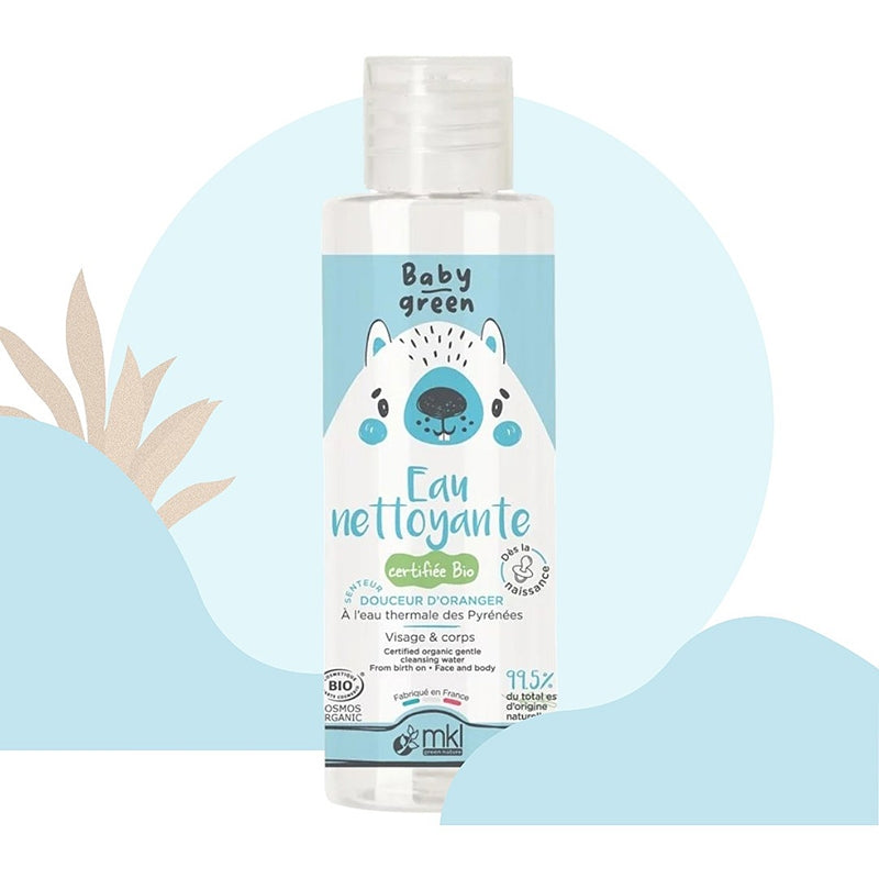Eau nettoyante bébé BIO fleur d'oranger & jasmin