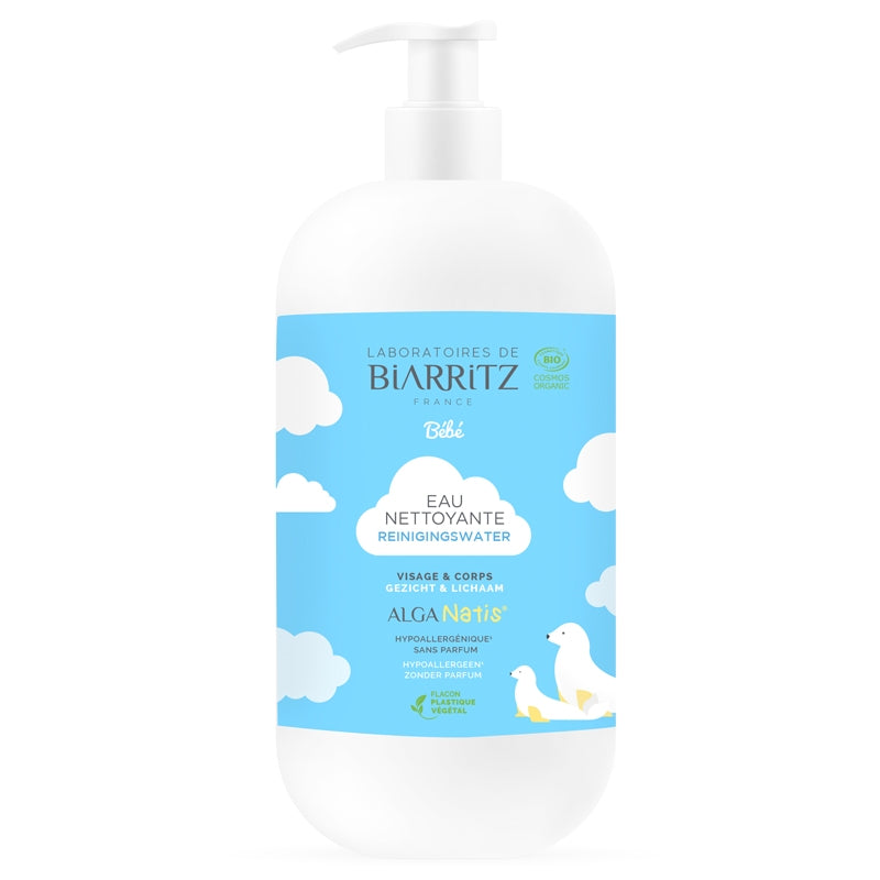 Laboratoires de Biarritz - Eau nettoyante bébé BIO sans parfum 500ml