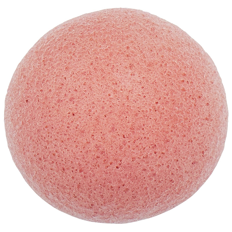 Éponge Konjac visage argile rose