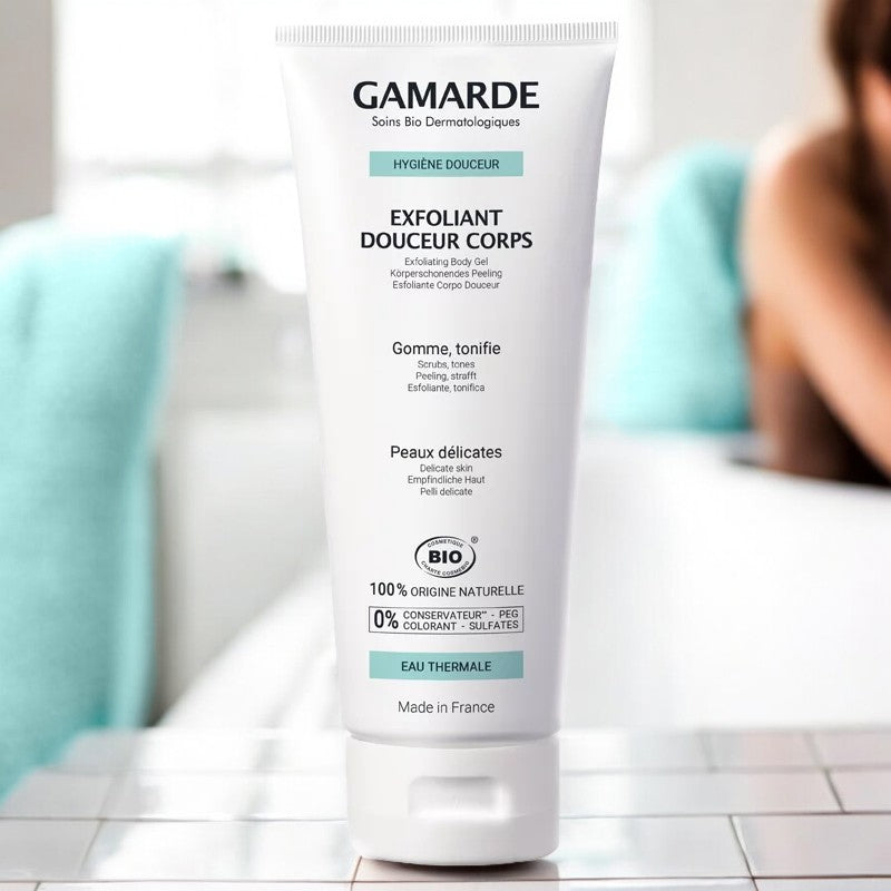 Gamarde - Exfoliant douceur corps BIO - gomme, tonifie - peaux délicates - 200g